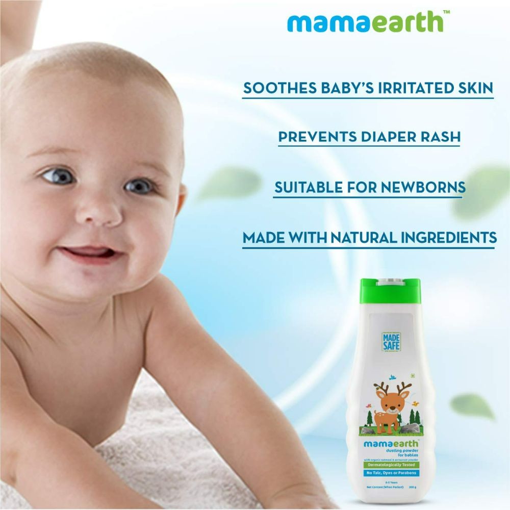 Mamaearth Dusting Baby Powder For Calms & Relaxes Skin, Prevents Diaper Rash | Grab2Buy