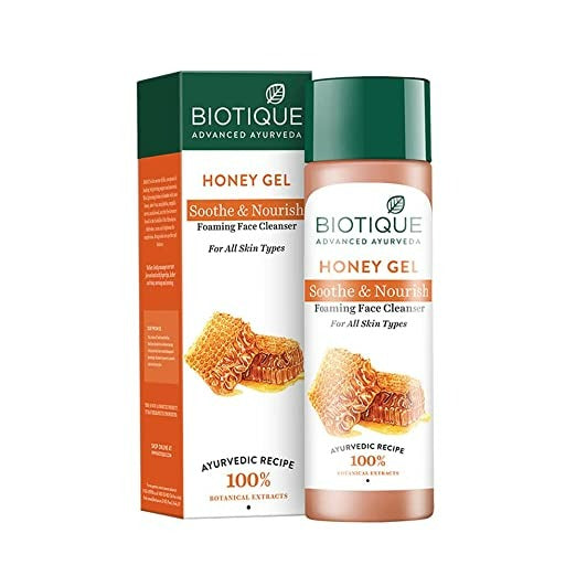 Biotique Advanced Organics Honey Gel Refreshing Foaming Face Cleanser | Grab2Buy