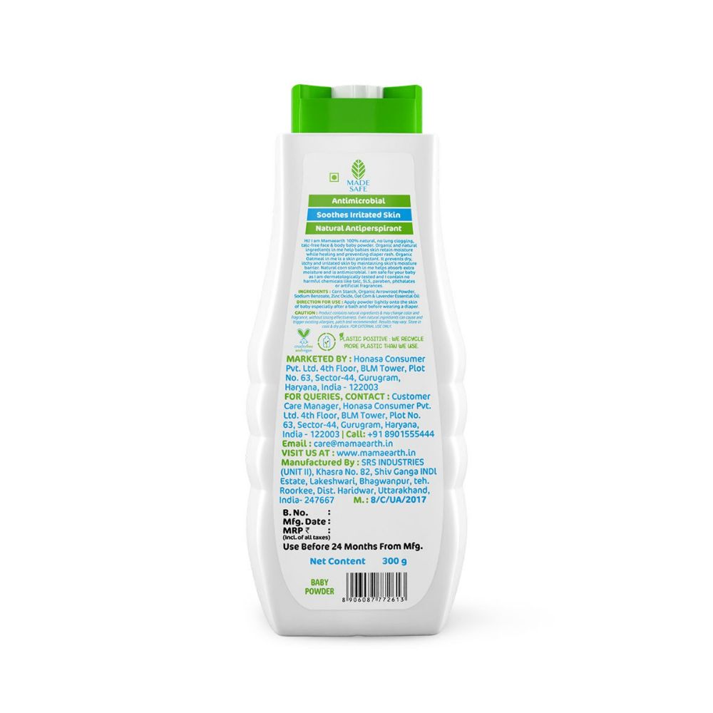 Mamaearth Dusting Baby Powder For Calms & Relaxes Skin, Prevents Diaper Rash | Grab2Buy