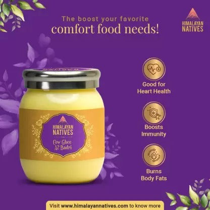 Himalayan Natives A2 Badri Cow Ghee | 100% Desi Cow Ghee | Vedic Bilona Method Ghee | Grab2Buy