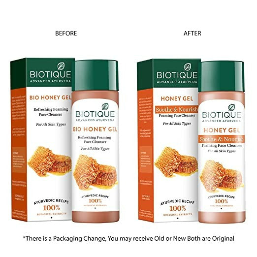Biotique Advanced Organics Honey Gel Refreshing Foaming Face Cleanser | Grab2Buy