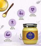 Himalayan Natives A2 Gir Cow Ghee | Homemade A2 Cow Desi Ghee | Traditional Charned Ghee | Grab2Buy