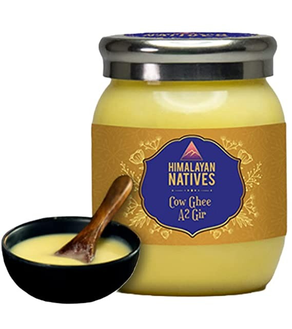 Himalayan Natives A2 Gir Cow Ghee | Homemade A2 Cow Desi Ghee | Traditional Charned Ghee | Grab2Buy