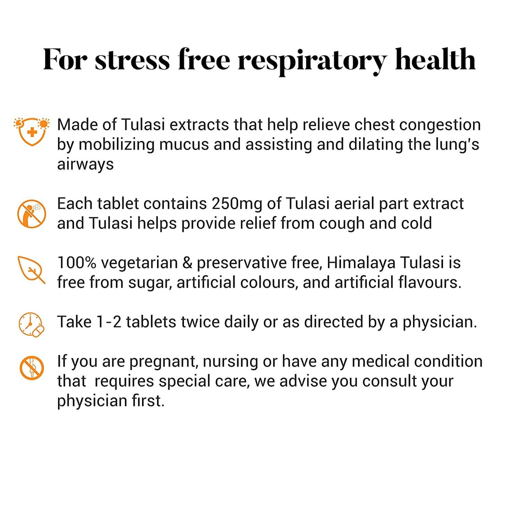 Himalaya Wellness Tulasi Respiratory Wellness | Grab2Buy