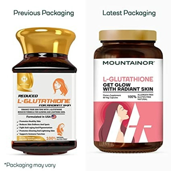 Mountainor L Glutathione Capsules for Healthy & Radiant Skin Capsules | Grab2Buy