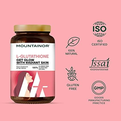 Mountainor L Glutathione Capsules for Healthy & Radiant Skin Capsules | Grab2Buy