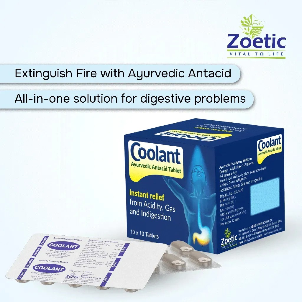 Zeotic Ayurveda Coolant Tablet | Grab2Buy