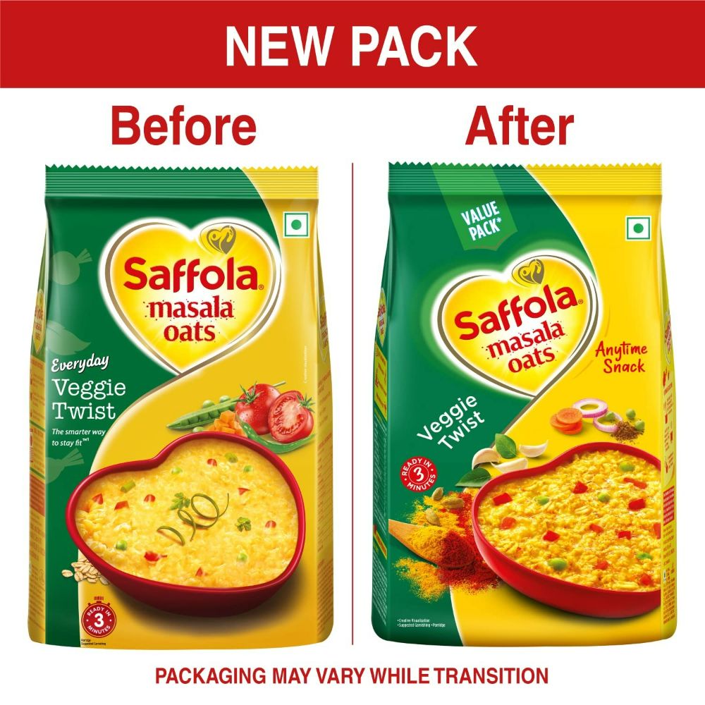 Saffola Masala Oats Veggie Twist | Grab2Buy