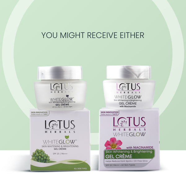 Lotus Herbals Whiteglow Skin Whitening And Brightening Gel Cream (SPF-25) | Grab2Buy