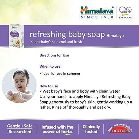 Himalaya Herbals - Refreshing Baby Soap | Grab2Buy