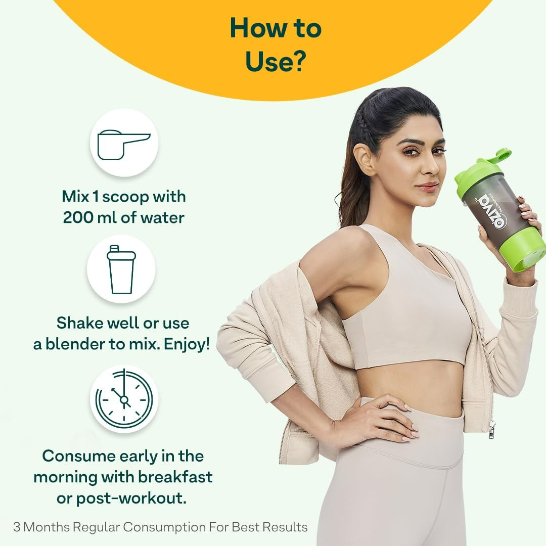OZiva Protein & Herbs for Women - Protein Powder to Reduce Body Fat, Manage Weight & Metabolism, No Added Sugar | Grab2Buy