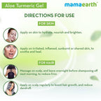 Mamaearth Aloe Turmeric Gel For Skin & Hair | Grab2Buy