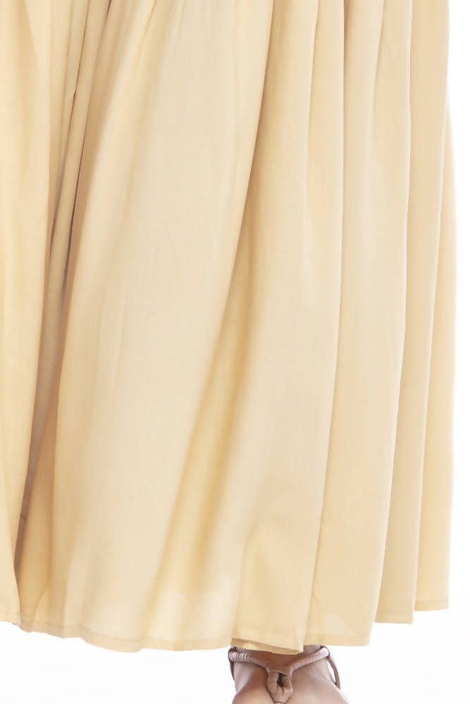 Mominos Fashion Reyon Cotton Golden Palazzo For Girls | Grab2Buy