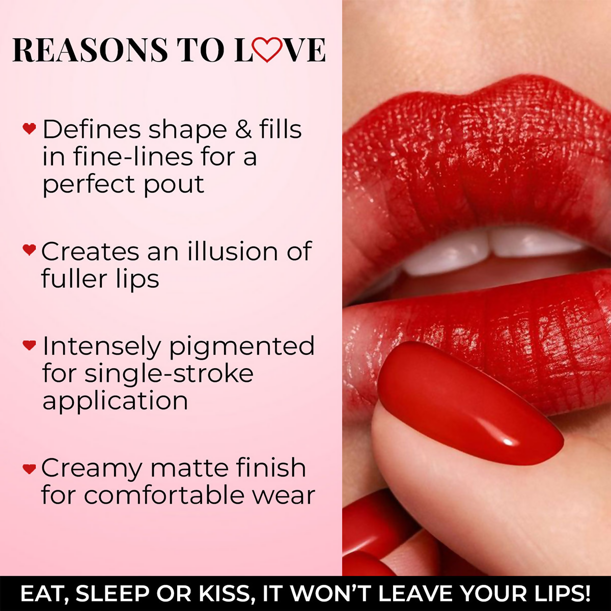 Just Herbs Fill & Define Lip Liner - Fiery Pink | Grab2Buy