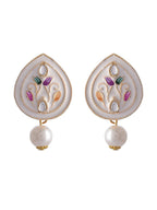 VOJ Women White Color stainless steel Jewellery Set | Grab2Buy