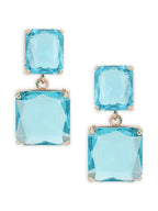 Blue Duet Stone Earrings- Ruby Raang | Grab2Buy