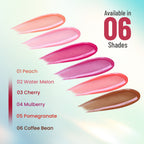 Swiss Beauty Kiss Kandy Tinted Lip Balm | Non-Sticky with Olive Oil & Vitamin E - 05 Pomegranate