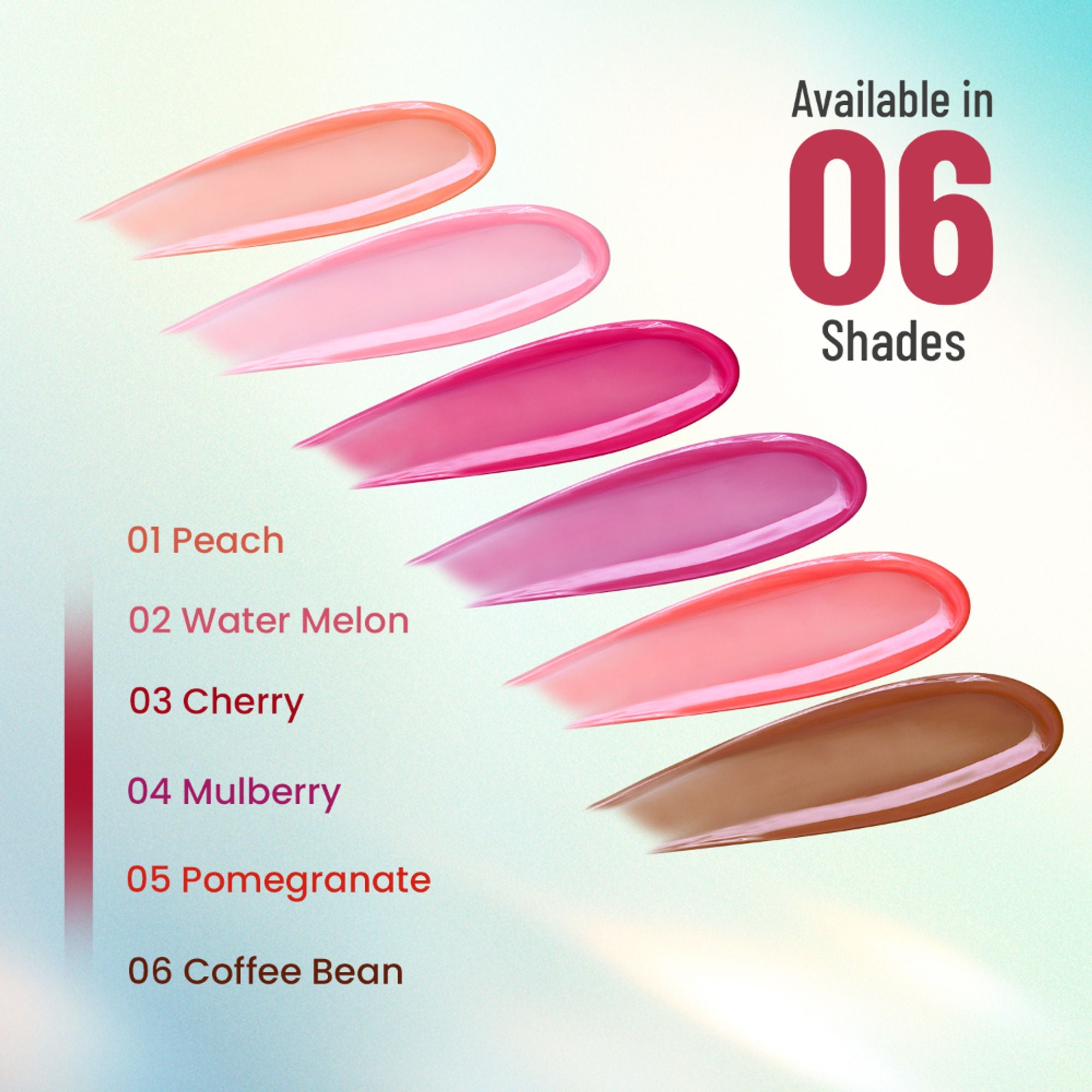 Swiss Beauty Kiss Kandy Tinted Lip Balm | Non-Sticky with Olive Oil & Vitamin E - 05 Pomegranate