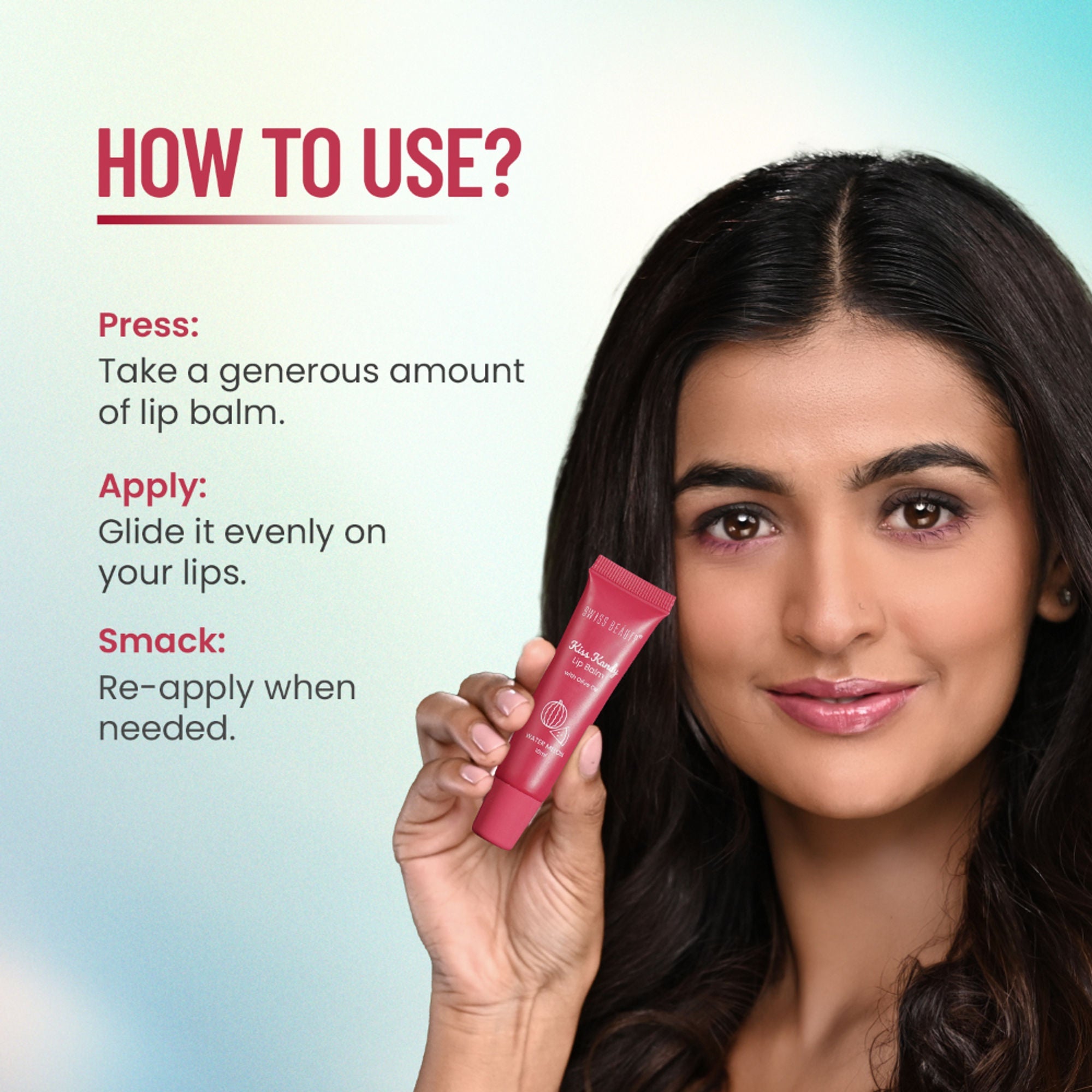 Swiss Beauty Kiss Kandy Tinted Lip Balm | Non-Sticky with Olive Oil & Vitamin E - 06 Coffee Bean