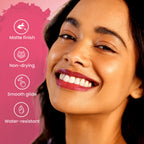 Swiss Beauty Pure Matte Lipstick , Non-Drying, Smooth Glide, Long Lasting - 202 Peaches N Cream | Grab2Buy
