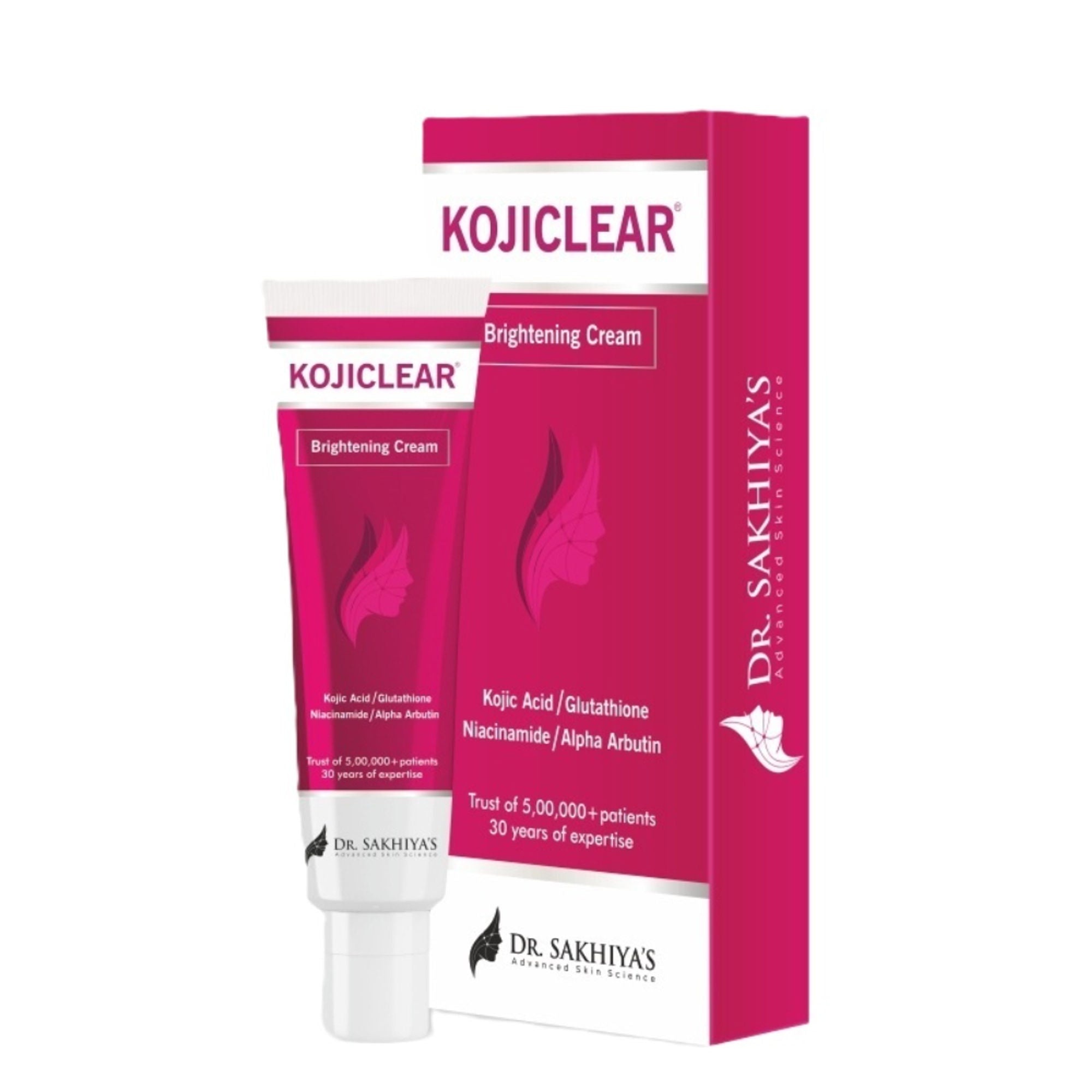 Dr.Sakhiya Kojiclear Whitening Brightening Tan Removal Face Cream with Kojic Acid Glutathione | Grab2Buy