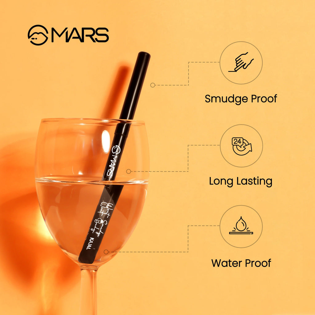 MARS Cosmetics Won't Smudge Won't Budge Kajal - Black