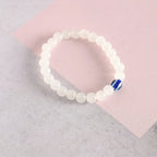 NVR Men & Women Evil Eye Crystal Elasticated Bracelet | Grab2Buy