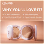 MARS Cosmetics Zero Oil Compact Powder - 07-Mocha
