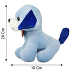 Webby Soft Animal Plush Standing Dog Toy 20cm-Blue | Grab2Buy
