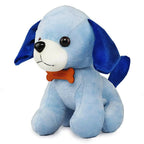 Webby Soft Animal Plush Standing Dog Toy 20cm-Blue | Grab2Buy