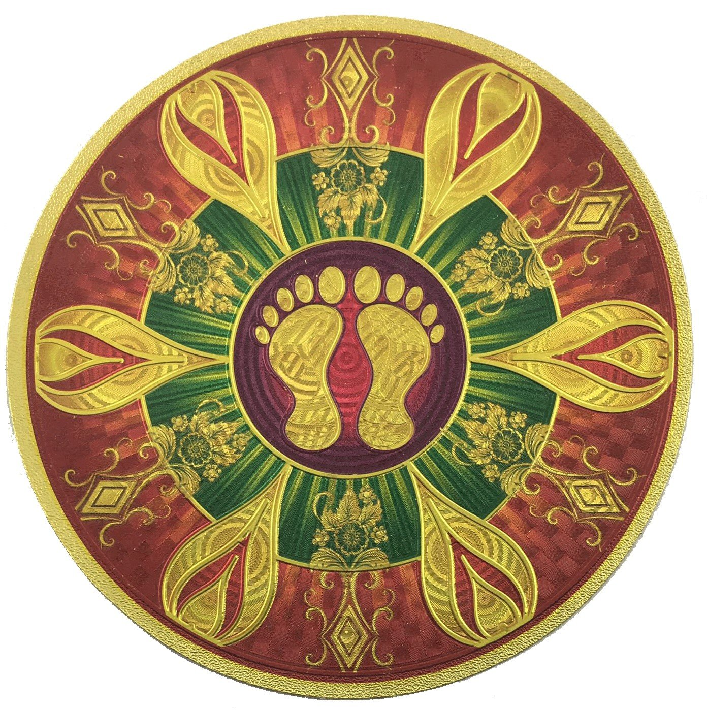 Stickerbazaar Micro Golden Embossing Rangoli Stickers | Grab2Buy