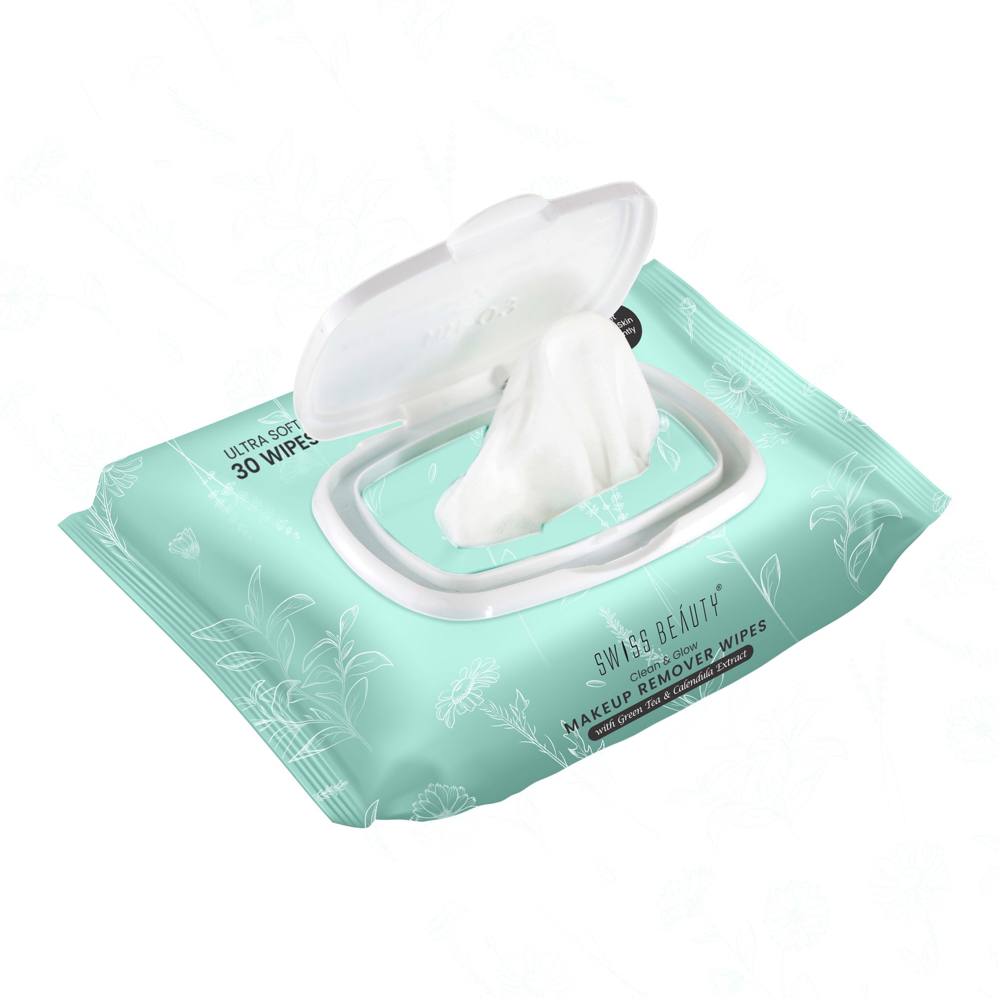 Swiss Beauty Clean And Glow Makeup Remover Wipes | Grab2Buy