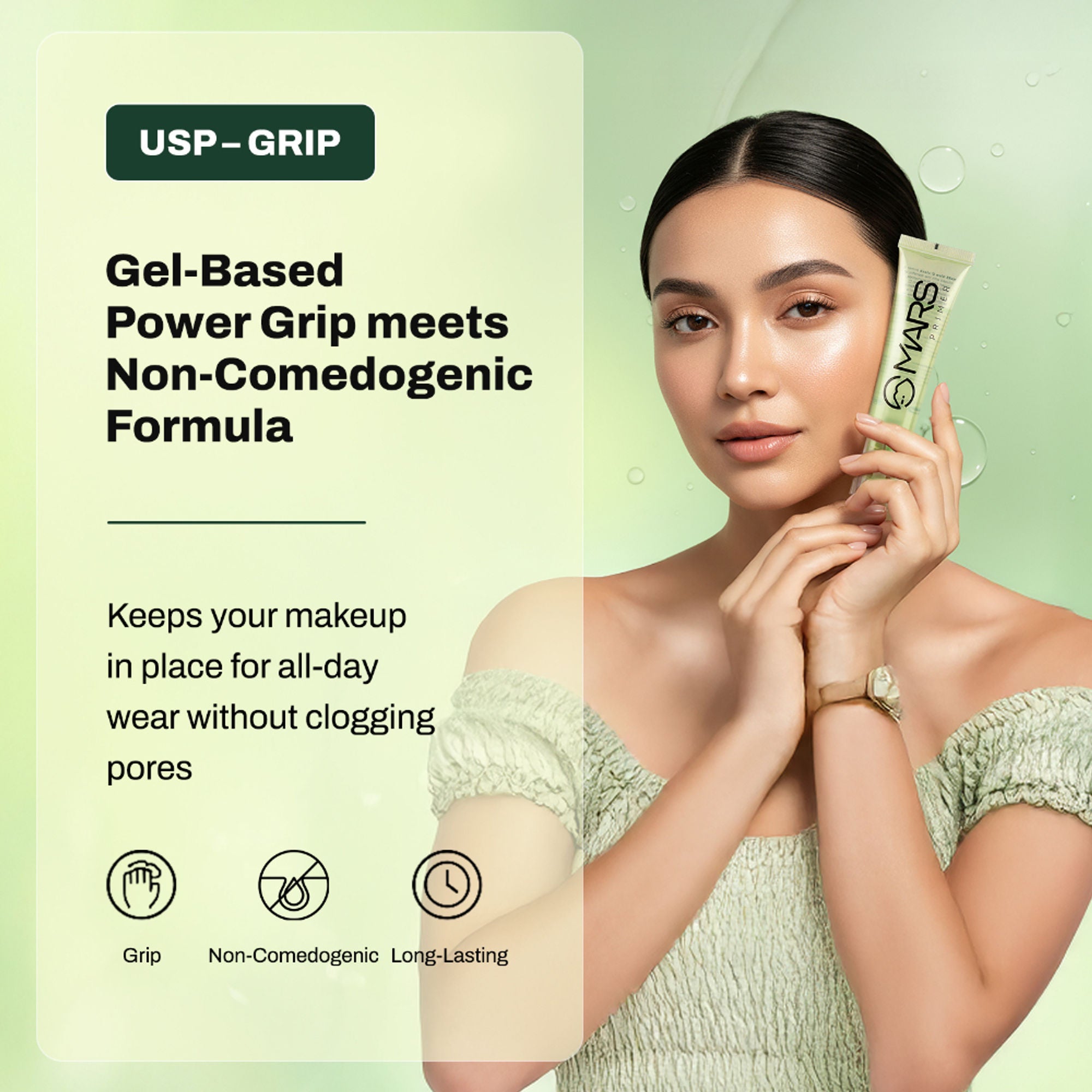 MARS Cosmetics Its Glow Clock Primer Griping Glow | Grab2Buy