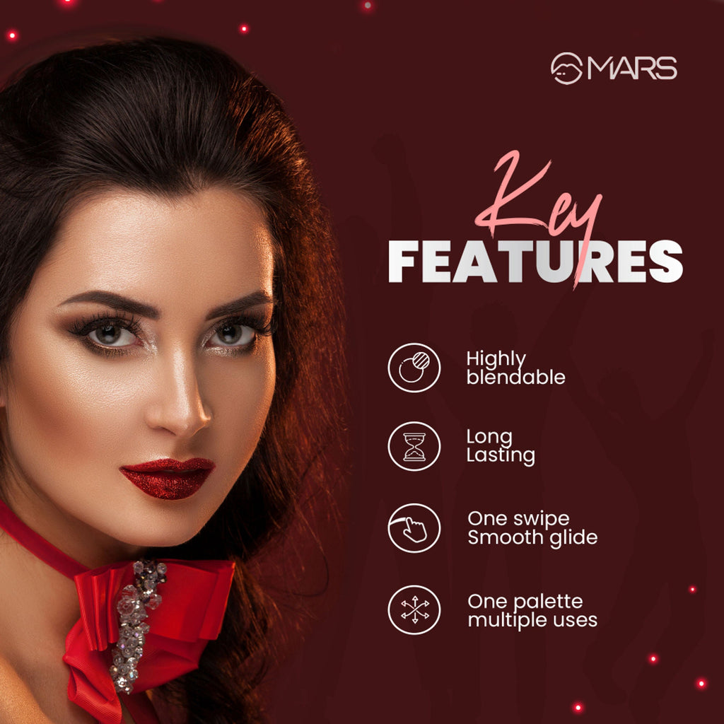 MARS Cosmetics Dance Of Joy Eyeshadow Palette - Shade 01