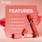 MARS Cosmetics Drip Lip Mist - 01 Peachy Drip