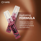 MARS Cosmetics Mousse Matte Lipstick - Leading Lady