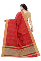Vamika Red Cotton Silk Weaving Saree (Anaya Red) | Grab2Buy