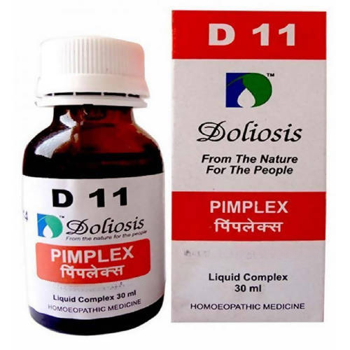 Doliosis Homeopathy D11 Pimplex Drops - Limited Time Offer | Grab2Buy