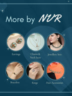 NVR Women Silver Plated Oxidised Leaf Shaped Ear Cuff | Grab2Buy