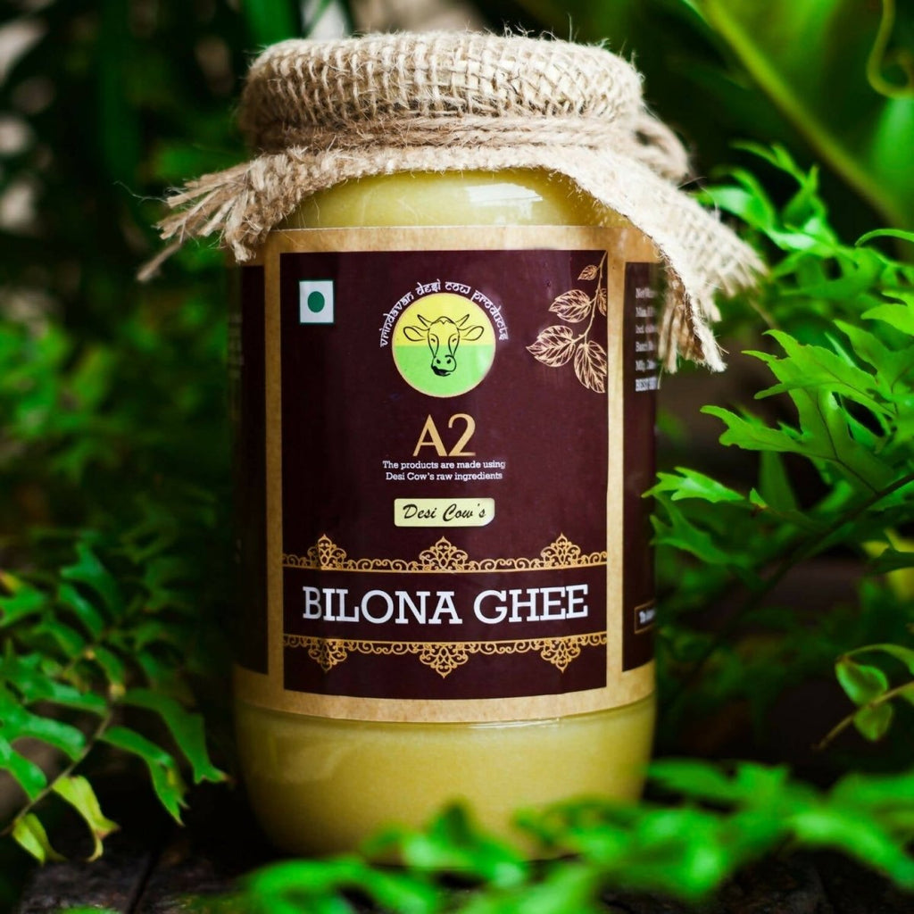 A2 Organics Desi Gir Cow A2 Bilona Ghee | Cultured Ghee | Vedic Bilona Method Ghee | Swadesiicart