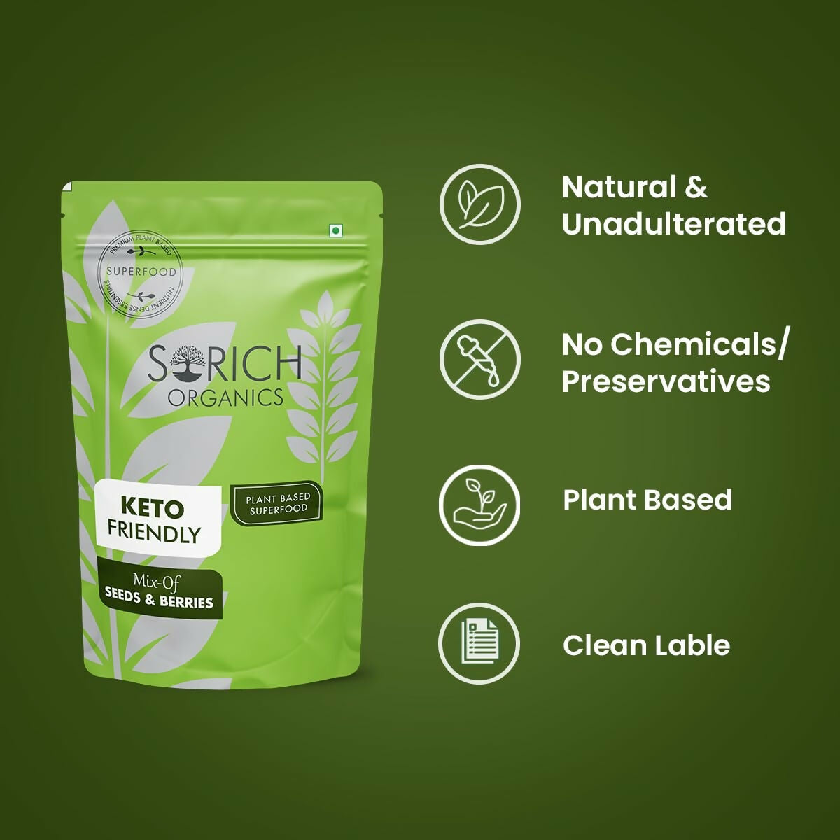 Sorich Organics Keto Mix Seeds and Berries | Grab2Buy