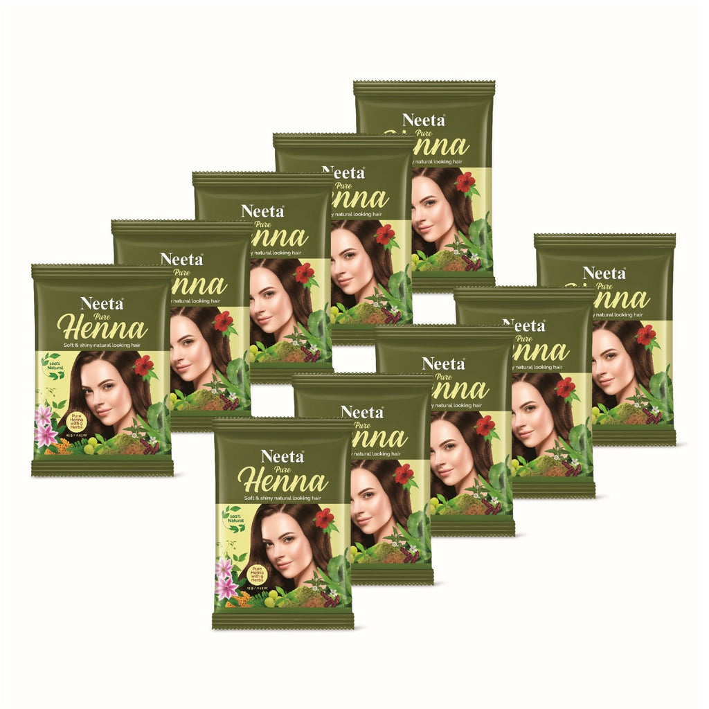 Neeta Pure Henna Soft & Shiny Natural Brown Hair Color | Grab2Buy
