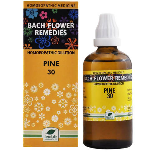 New Life Homeopathy Bach Flower Remedies Pine Dilution | Grab2Buy