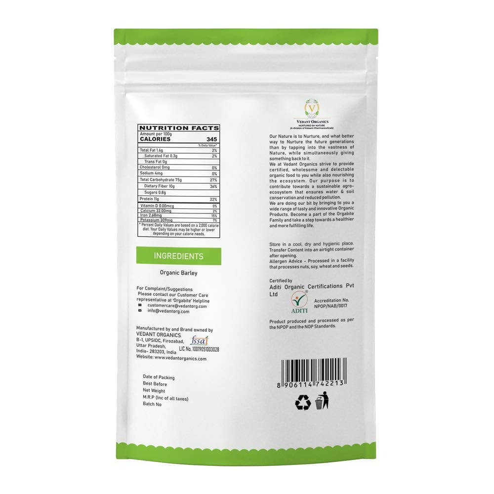 Orgabite Organic Barley Daliya | Grab2Buy