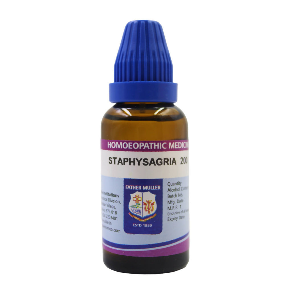 Father Muller Staphysagria Dilution