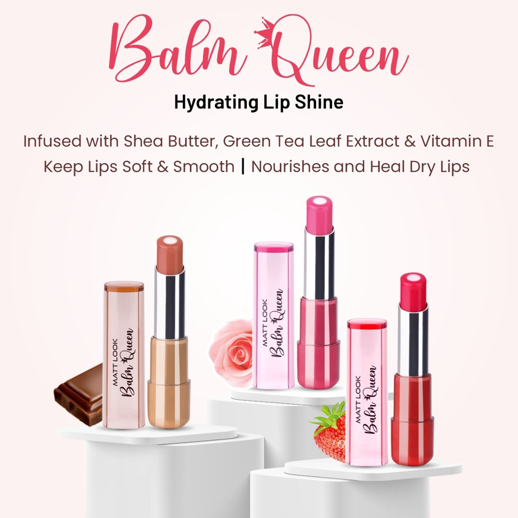 Matt Look Balm Queen Hydrating Lip Balms - Coco Nude | Grab2Buy