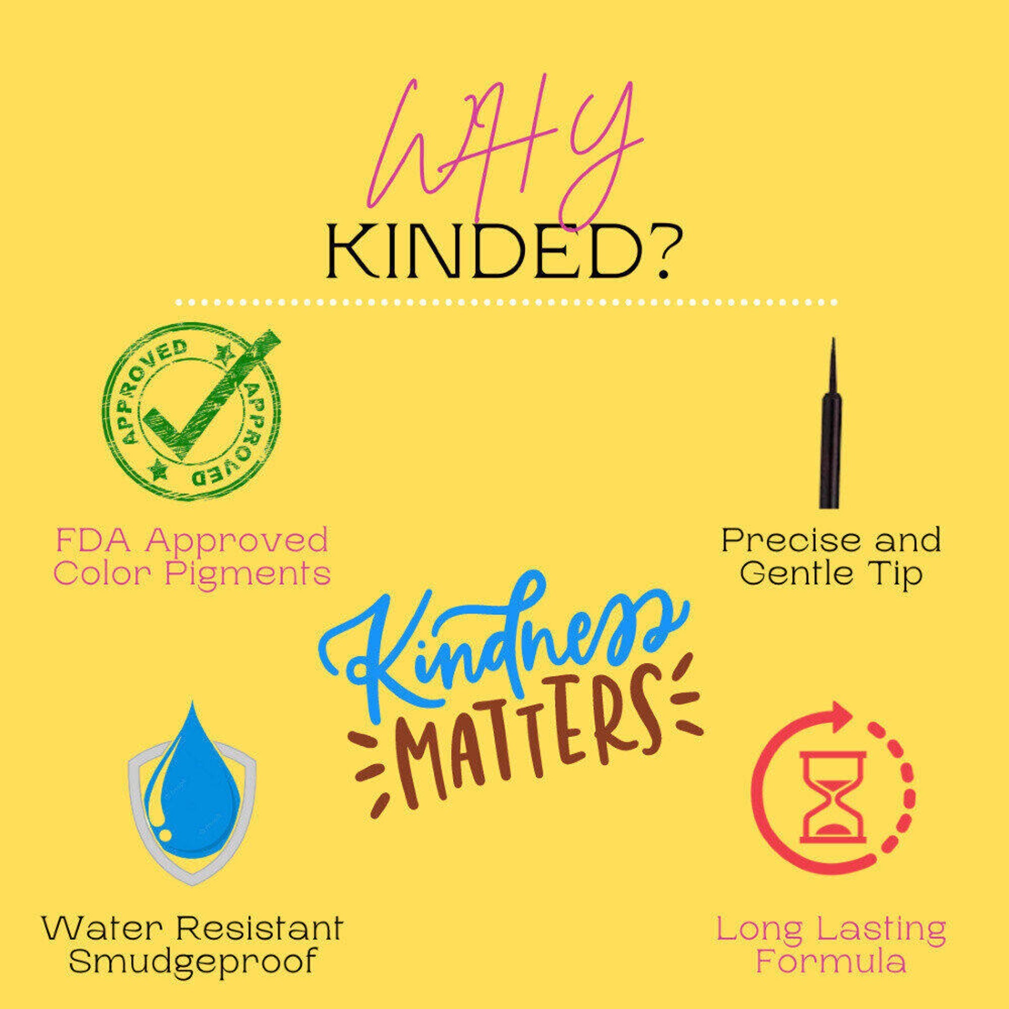 KINDED Liquid Eye Liner - Teal Green | Grab2Buy