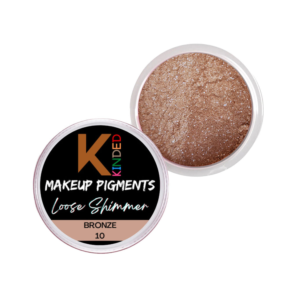 KINDED Loose Shimmer Makeup Foil Pigments Powder - Bronze | Grab2Buy