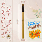 KINDED Professional Natural Wooden Handle Bullet Blending Makeup Brush | Grab2Buy