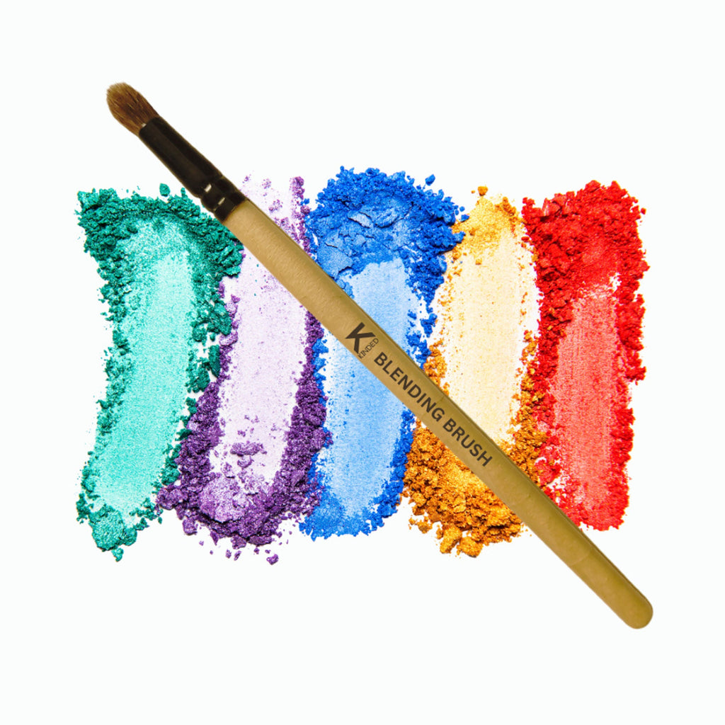 KINDED Professional Natural Wooden Handle Bullet Blending Makeup Brush | Grab2Buy